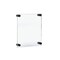Azar Displays Floating Acrylic Wall Frame with Black Stand Off Caps 105514-BLK - alternate 1
